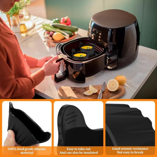 INF Air Fryer bakekopp i silikon