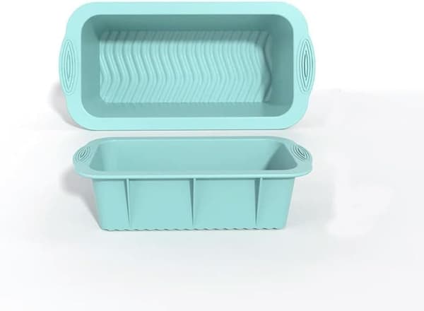 Non-stick bradepande, silikone toastpande, rektangulær, 5-pak, perfekt til brød og kager
