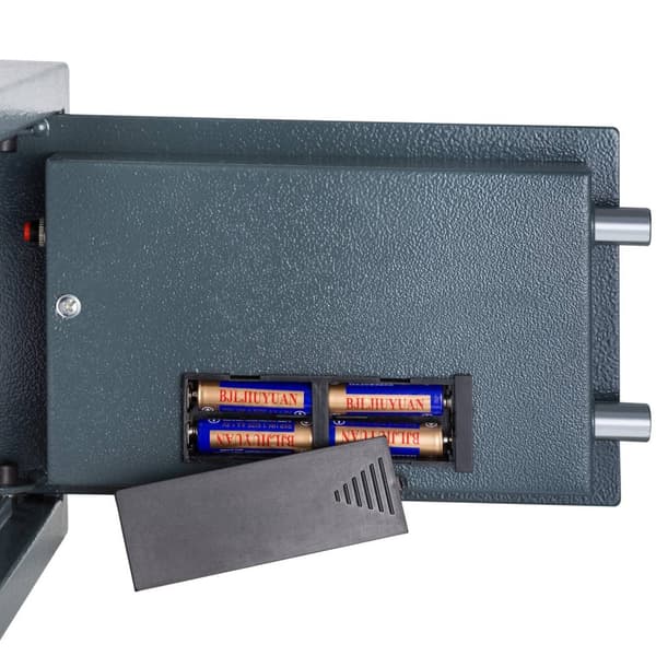 Kassaskåp, elektroniskt + nyckel Modell 1 - svart
