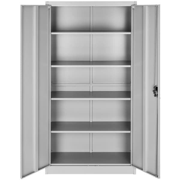 Arkivskab Blain med 5 hylder, 40x80x180cm - grå