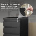 Miniatyrbillede 6 af 9: Rullecontainer, 30x43.5x60 cm, Sort