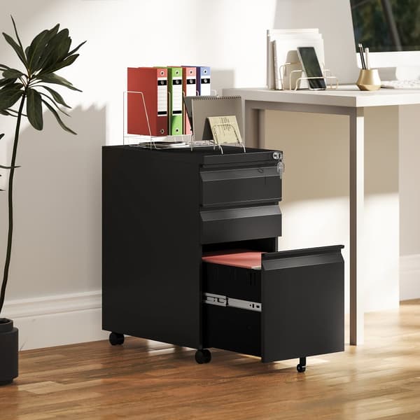 Rullecontainer, 30x43.5x60 cm, Sort
