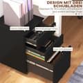 Miniatyrbillede 4 af 9: Arkivskab, 37Lx43.5Bx60H cm, Sort