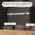 Miniatyrbillede 7 af 9: Arkivskab, 37Lx43.5Bx60H cm, Sort