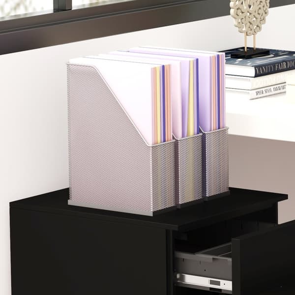 Arkivskab, 37Lx43.5Bx60H cm, Sort