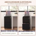 Miniatyrbillede 6 af 9: Arkivskab, 37x43.5x67.5 cm, Sort