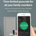 Miniatyrbild 5 av 8: A1 Tuya WiFi Fingeravtryck Smart Dörrlås Dynamiska lösenord NFC Elektroniskt Lås
