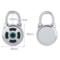 Miniatyrbillede 9 af 9: Hængelås Fingeraftrykslås Bluetooth USB IP65 Vandtæt Elektronisk Lås