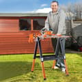Miniatyrbild 6 av 8: Arbetsbord och sågbock, 70,5x65x60-91 cm, Orange