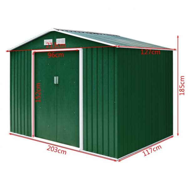 Opbevaringsskur, 7,0' x 4,2' x 6,1'