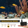 Miniatyrbild 6 av 8: Akvariepump, 10x8x7,5 cm, Svart