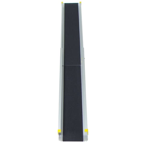 Rullstolsramp, Justerbar Halkfri Teleskopisk Aluminiumramp-7'