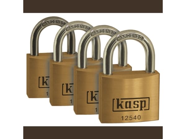 Kasp K12520D4 riippulukko 20 mm Kullan keltainen Avainlukko