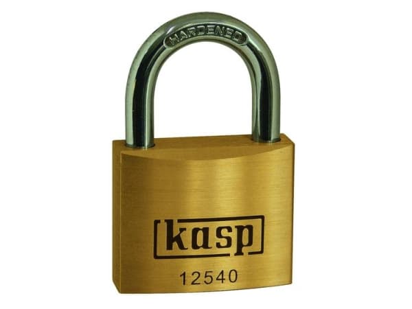 Kasp K12525A3 riippulukko 25 mm Kullan keltainen Avainlukko