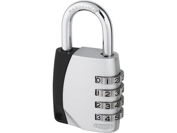 ABUS 155/40, Perinteinen riippulukko, Yhdistelmälukko, Yleisavaimellinen, Hopea, U-muotoinen, 4,45 cm