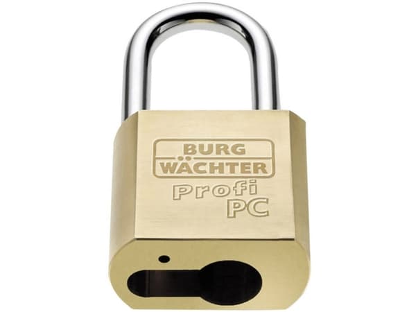 BURG-WÄCHTER Profi 116 PC 50, Avainlukko, Messinki, Messinki, Karkaistu teräs, 5,11 cm, 2,74 cm