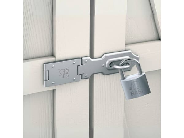 Basi 6900-0140 Sikkerhedsoverfald 180 mm Sølv Sølv