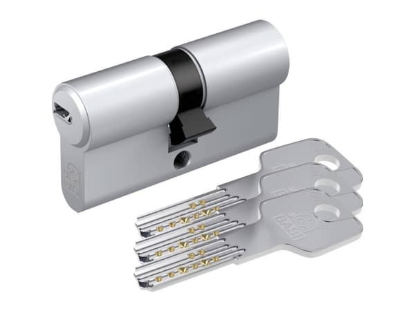 BASI BM5000-1015, Europrofilcylinder, Silver, 3 styck, 1 styck, 317 g, 1,5 cm