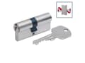 Miniatyrbild 1 av 3: BASI 5201-0000-0034, Europrofilcylinder, Kromfärgad, 3 styck, 230 g, 1,5 cm