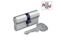 Miniatyrbild 1 av 5: BASI 5201-0530-0034, Europrofilcylinder, Kromfärgad, 3 styck, 334 g, 1,5 cm