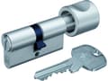 Miniatyrbild 2 av 3: BASI 5030-3015, Europrofilcylinder, Kromfärgad, 3 styck, 446 g, 1,5 cm