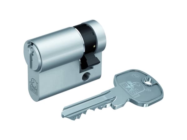 BASI 5021-0040-0034, Europrofilcylinder, Kromfärgad, 3 styck, 293 g, 1,5 cm