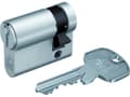 Miniatyrbild 2 av 3: BASI 5021-0040-0034, Europrofilcylinder, Kromfärgad, 3 styck, 293 g, 1,5 cm