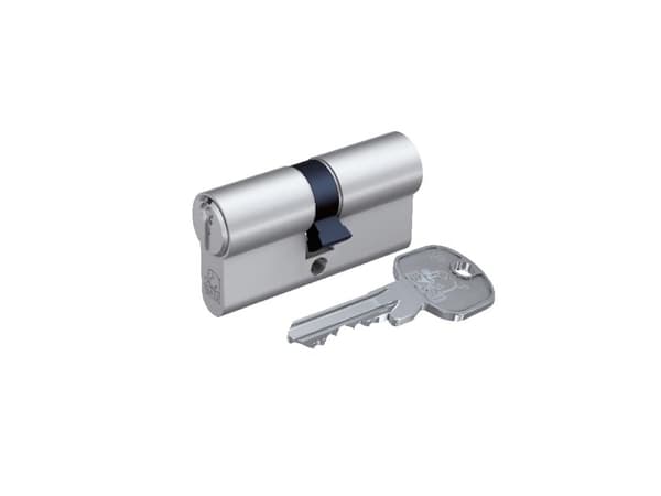 BASI AS 50/60, Europrofilcylinder, Nickel, 3 styck, 381 g, 1,5 cm