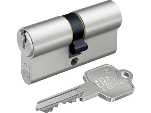 BASI V50 - 30/30 mm KA, Europrofiilisylinteri, Nikkeli, 3 kpl, 1 kpl, 234 g, 1,7 cm