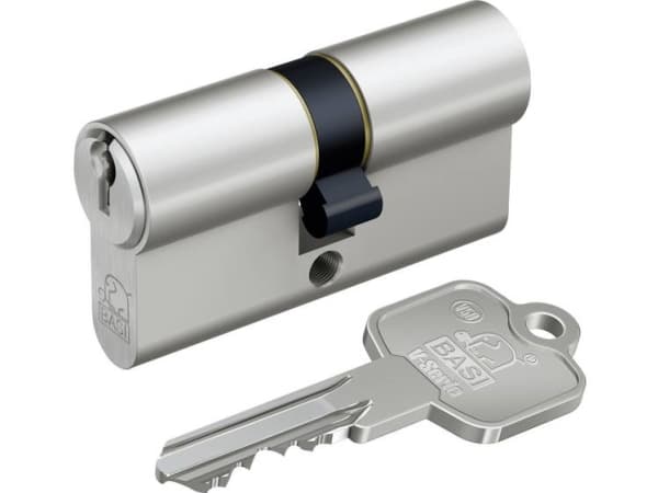 BASI V50 - 35/40 mm KA, Europrofiilisylinteri, Nikkeli, 3 kpl, 1 kpl, 275 g, 1,7 cm