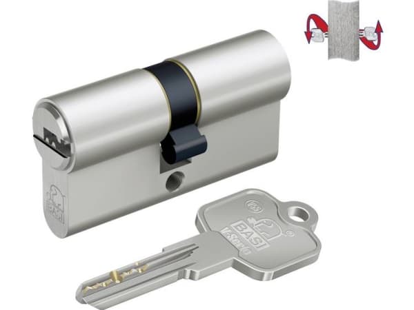 BASI V55 - 30/35 mm KA EF, Europrofiilisylinteri, Nikkeli, 5 kpl, 1 kpl, 329 g, 1,7 cm