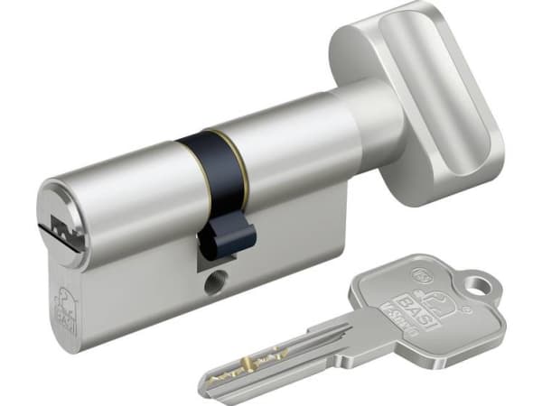 BASI VB5030-0505, Europrofilcylinder, Silver, 3 styck, 1 styck, 404 g, 1,5 cm