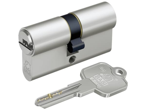 BASI VB5001-0010-0020, Europrofiilisylinteri, Kromiväri, 3 kpl, 353 g, 1,5 cm