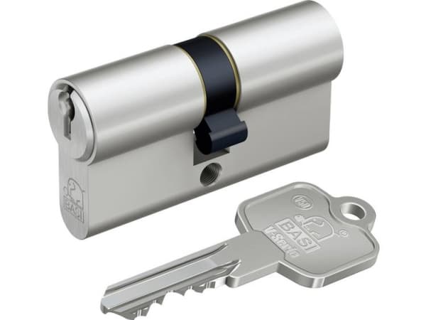 BASI V50 - 35/35 mm KA, Europrofiilisylinteri, Nikkeli, 3 kpl, 1 kpl, 262 g, 1,7 cm