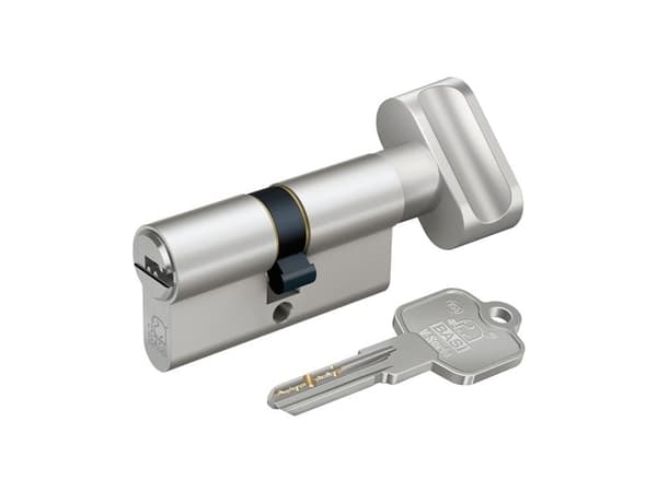 BASI V55 - K30/35 mm KA, Europrofilcylinder, Nickel, 5 styck, 1 styck, 388 g, 1,7 cm