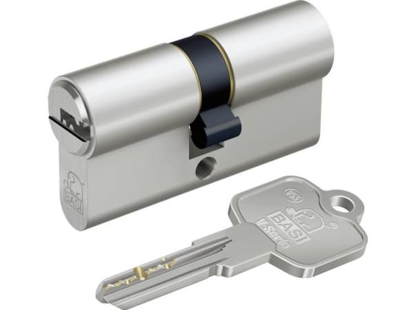 BASI VB5001-0015-0020, Europrofiilisylinteri, Kromiväri, 3 kpl, 360 g, 1,5 cm