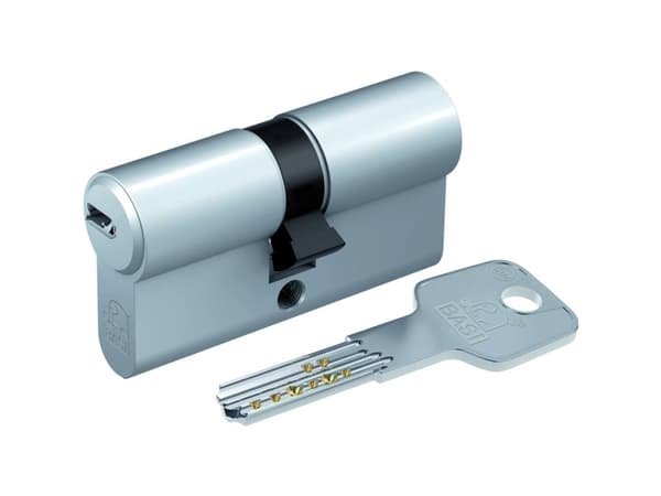 BASI BM5001-1535-0040, Europrofilcylinder, Kromfärgad, 3 styck, 1 styck, 393 g, 1,5 cm
