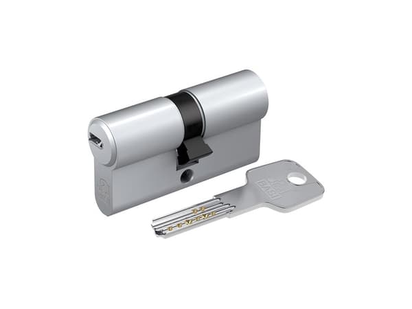 BASI BM5001-1535-0040, Europrofilcylinder, Kromfärgad, 3 styck, 1 styck, 393 g, 1,5 cm