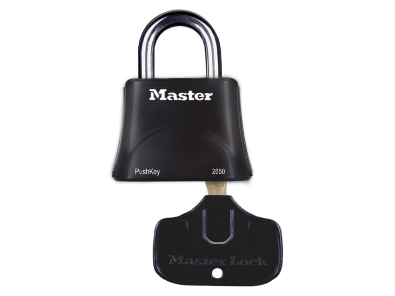 MASTER LOCK 2650EURD, Konventionellt hänglås, Tangentlås, Garage, Självförvaring, Förvaringsskåp, Svart, ADA, 6 cm