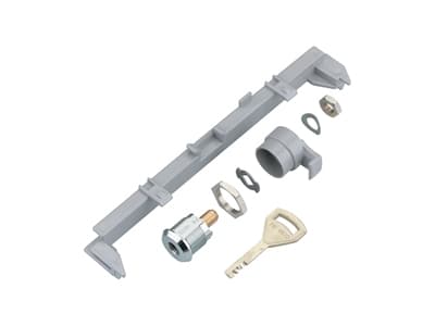 Rutenbeck 690317, Sähkökotelon lukko, Ruuvi, Harmaa, 23 mm, 165 mm, 202 mm