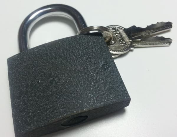 Top Tools Cast iron padlock 50mm with 2 keys 90U302