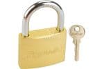 Top Tools 50mm Brass Padlock with 2 Keys 90U272