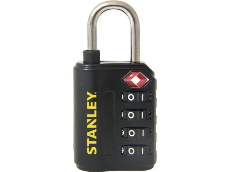 Stanley S742-057, Svart, Zink stål, 4 siffror, 1 styck