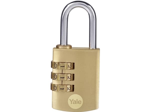 YALE Y150B/22/120/2 riippulukko 22 mm 2 yhdistelmälukon sarja (Y150B/22/120/2)