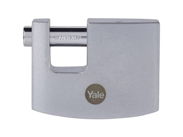 YALE Y124B/60/110/1 Hengelås 60 mm sølv nøkkellås (Y124B/60/110/1)