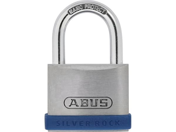 ABUS 5/40, Perinteinen riippulukko, Avainlukko, Ei-sarjoitettu avain, Portti, Työkalulaatikko, Hopea, Sinkki