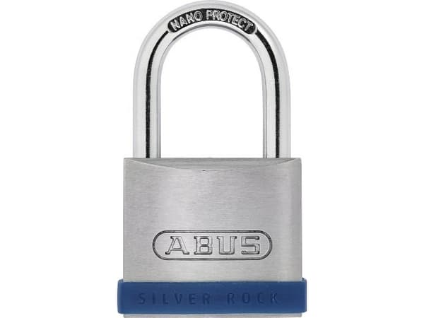 ABUS 5/45, Konventionellt hänglås, Tangentlås, Olika låsning, Gate, Förvaringsskåp, Verktygslåda, Silver, Zink