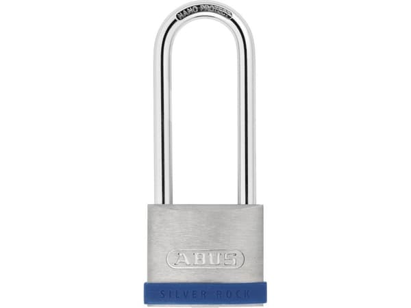 ABUS 5/50HB80 KD, Konventionellt hänglås, Tangentlås, Olika låsning, Silver, Zink, Härdat stål