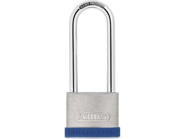 ABUS 5/50HB80 KD, Konventionellt hänglås, Tangentlås, Olika låsning, Silver, Zink, Härdat stål