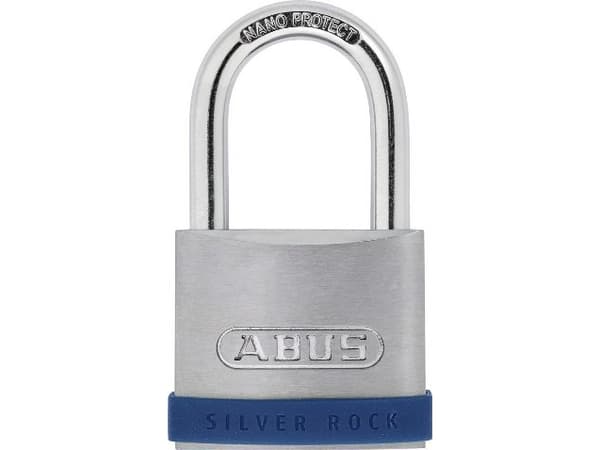 ABUS 5/50, Konventionellt hänglås, Tangentlås, Olika låsning, Gate, Förvaringsskåp, Verktygslåda, Silver, Zink